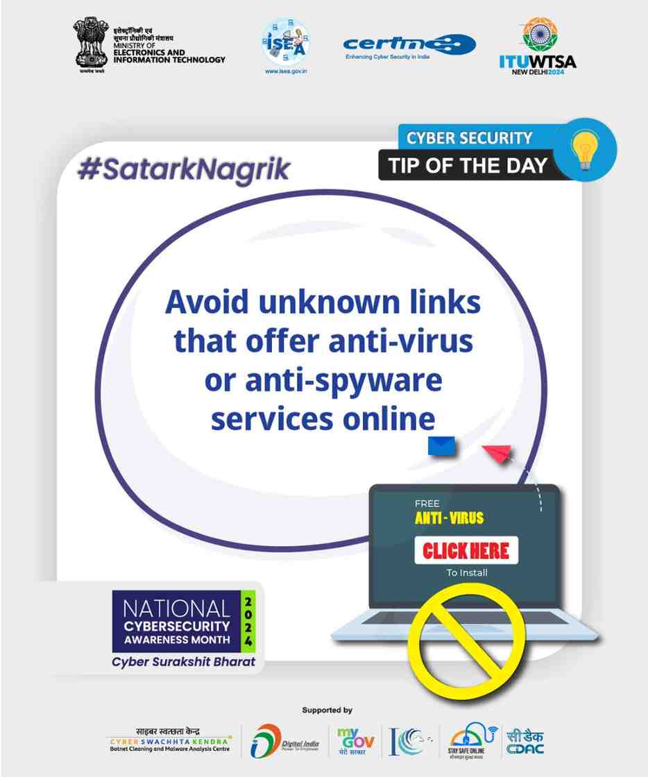 Cyber security Tip of the day 